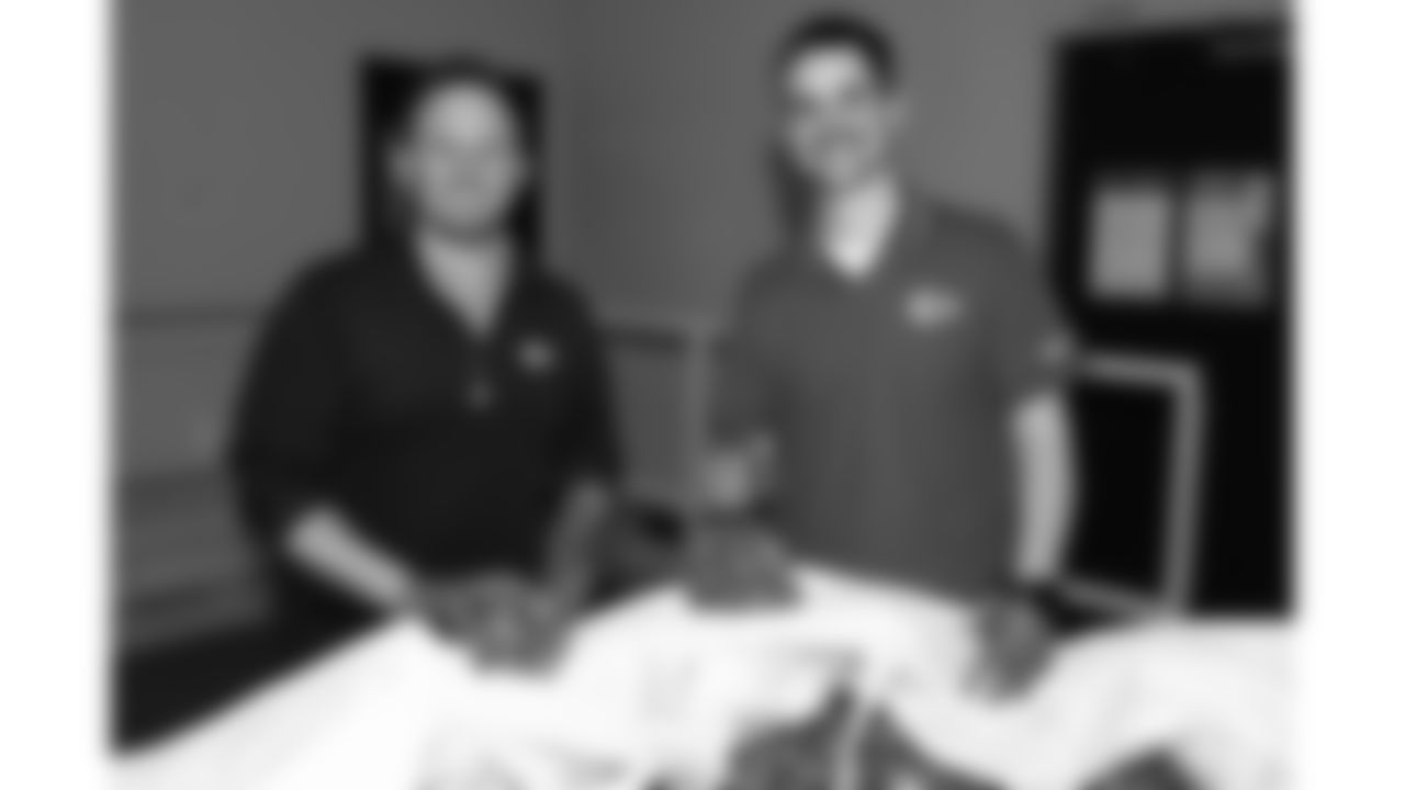 Chiefs staff volunteer at the annual Souper Bowl at the Harvesters Community Food Network in Kansas City on Tuesday, February 4, 2026.