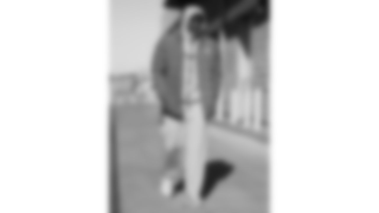 Kansas City Chiefs cornerback Chris Roland-Wallace (30) arrives prior to an NFL week 15 matchup against the Los Angeles Chargers, Sunday December 14, 2025.