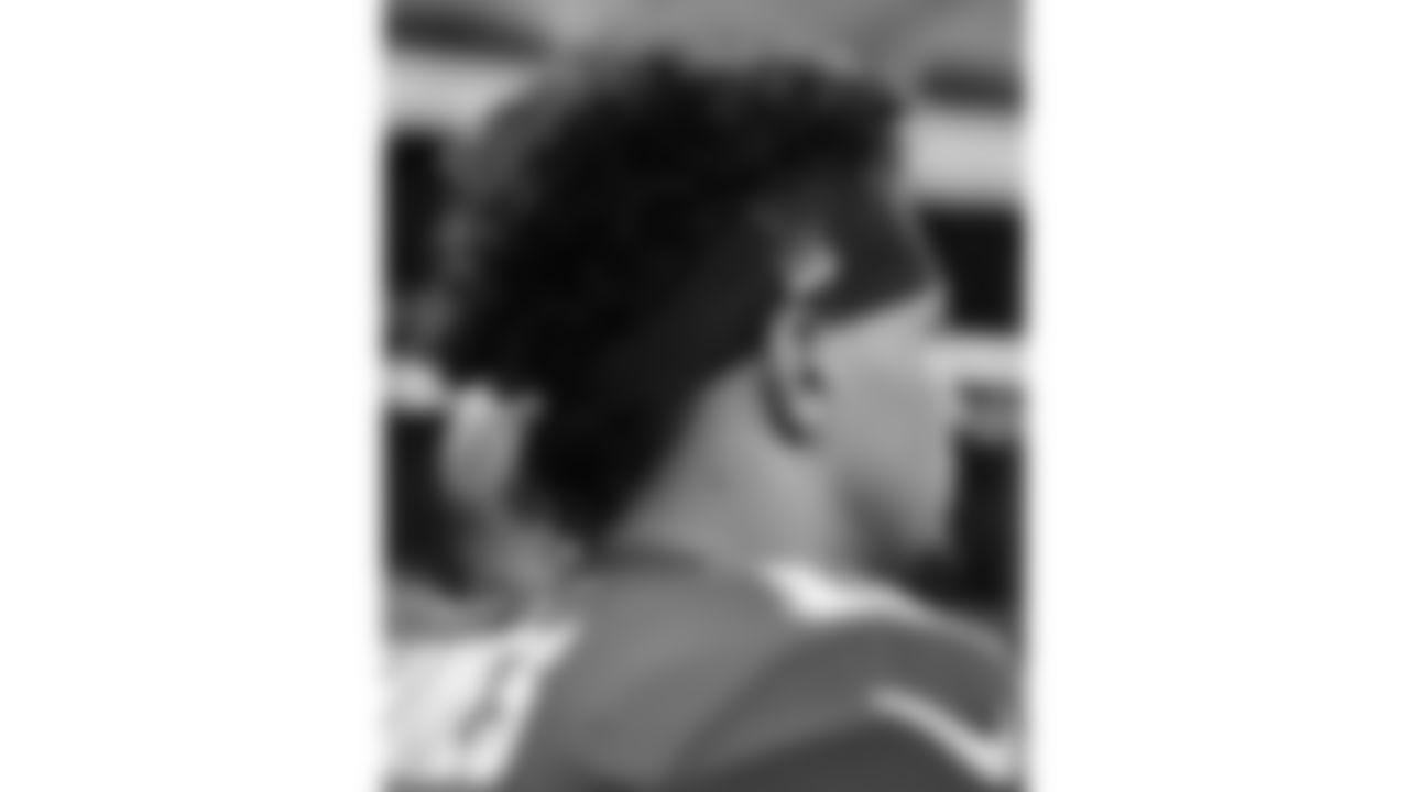 Kansas City Chiefs quarterback Patrick Mahomes (15) before the regular season Week 9 NFL Football Game on Sunday, November 5, 2023 at Deutsche Bank Park in Frankfurt, Germany.