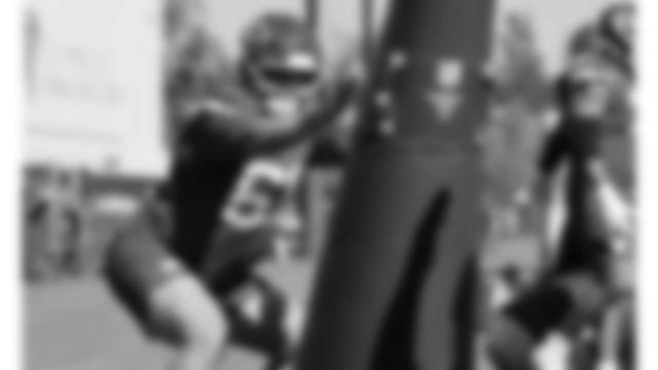 Kansas City Chiefs offensive lineman C.J. Hanson (61) during practice on Thursday October 16, 2025 in Kansas City, MO.