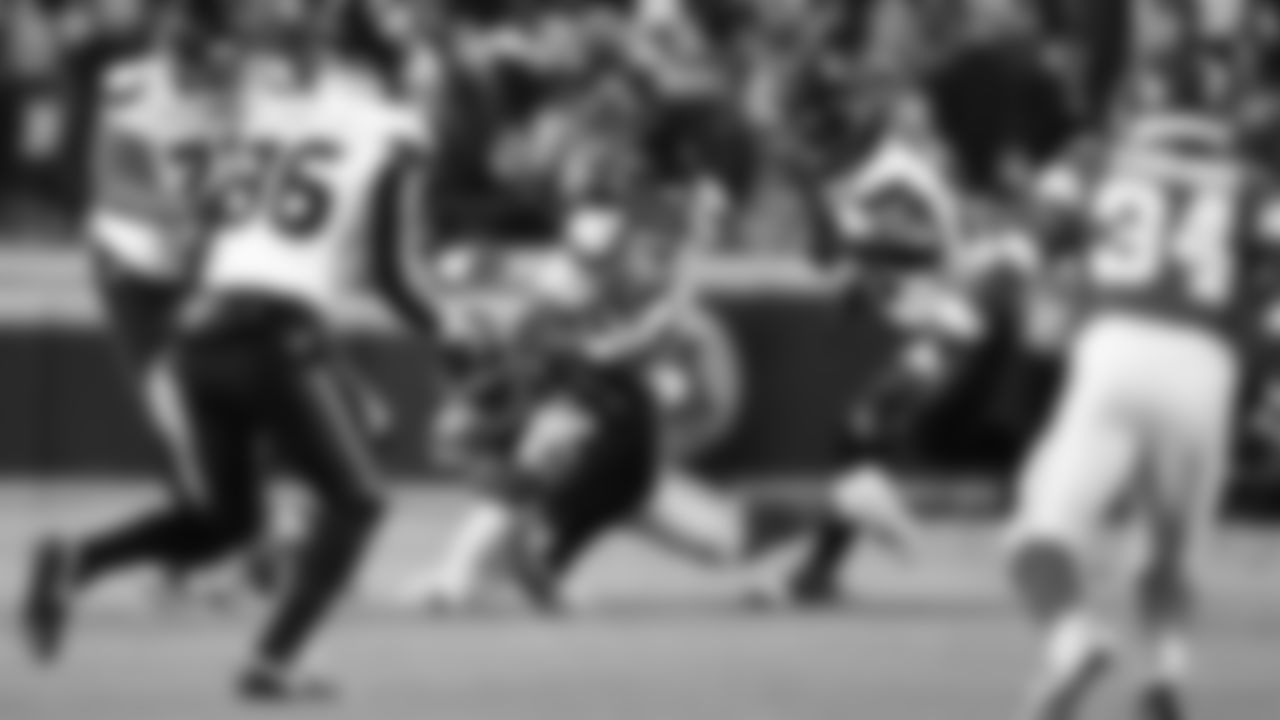 Kansas City Chiefs defensive lineman Jerry Tillery (99) makes a tackle during an NFL week 14 matchup against the Houston Texans, Sunday December 7, 2025.