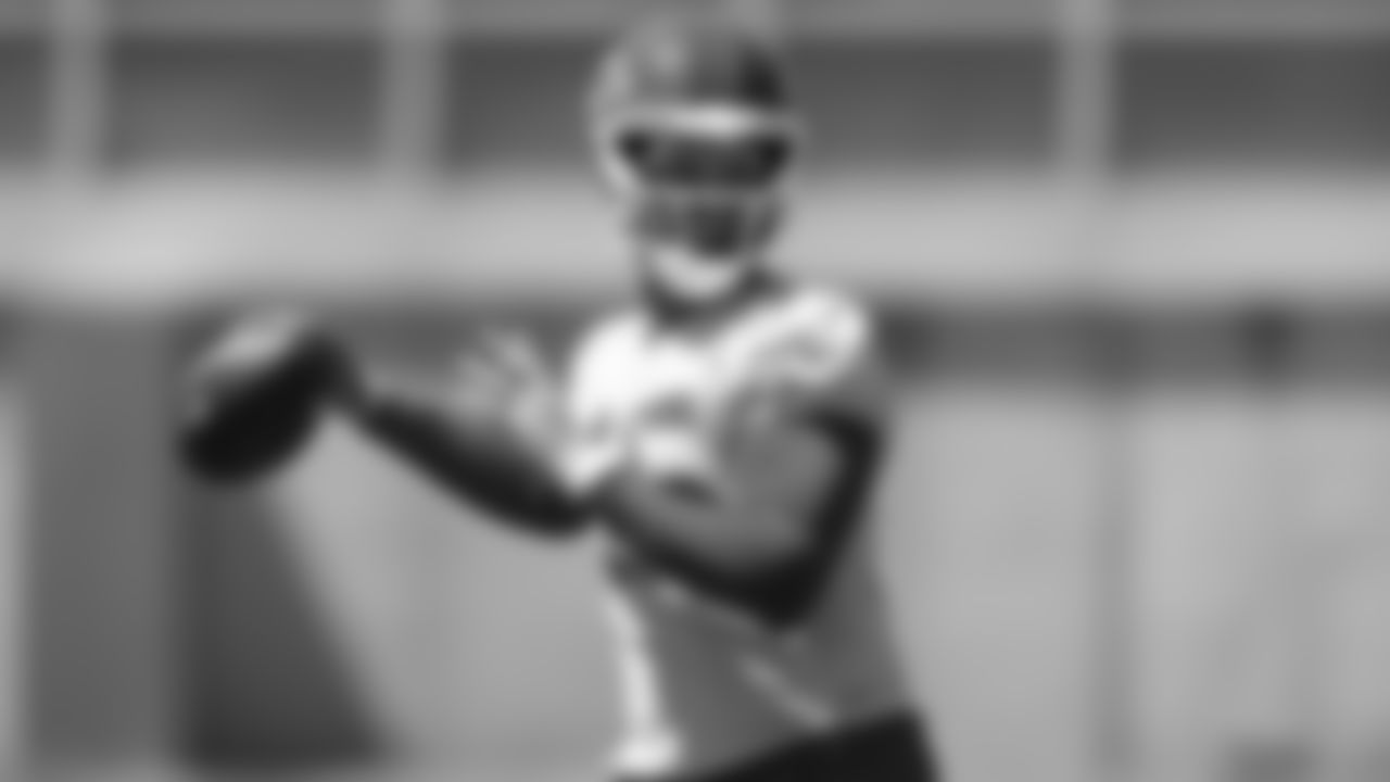 Kansas City Chiefs quarterback Patrick Mahomes (15) at practice during Phase 3 of OTAs on Wednesday, June 5, 2024 in Kansas City, MO.