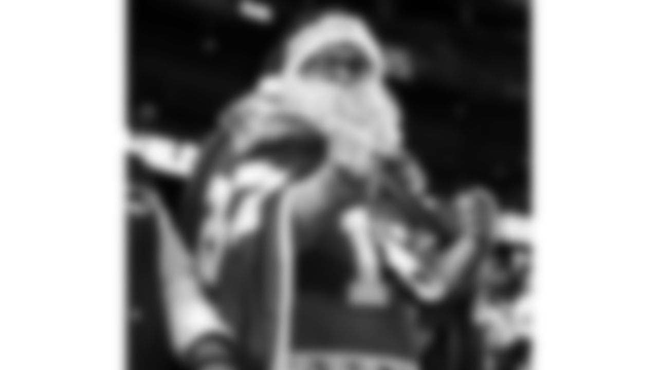 Santa during an NFL week 17 matchup against the Denver Broncos, Thursday, December 25, 2025.