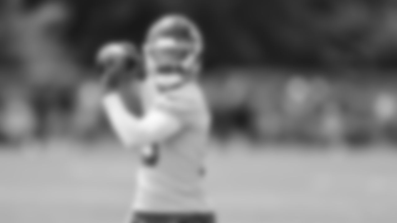 Kansas City Chiefs quarterback Chris Oladokun (13) at practice during day 1 of minicamp on Tuesday, June 11, 2024 in Kansas City, MO.