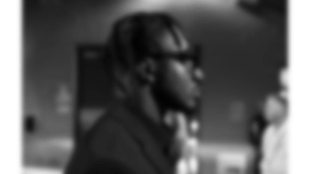 Kansas City Chiefs linebacker Jeffrey Bassa (31) arrives prior to a week 13 NFL football game against the Dallas Cowboys on Thursday, November 27, 2025 in Arlington, TX.