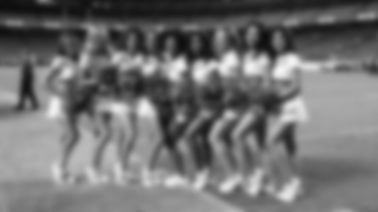 Kansas City Chiefs Cheerleaders after the week 6 NFL football game against the Detroit Lions, Sunday, October 12, 2025 in Kansas City, MO.