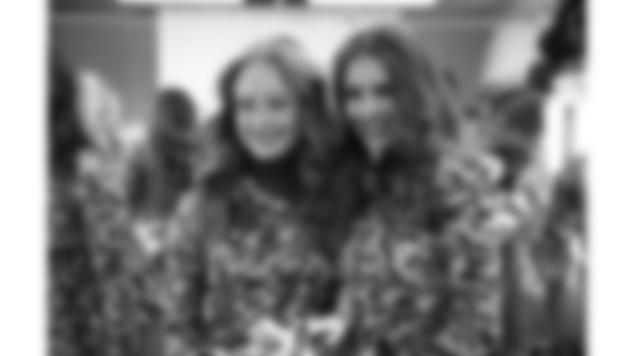 Kansas City Chiefs Cheerleaders before a week 8 NFL football game against the Washington Commanders, Monday, October 27, 2025, in Kansas City, MO.