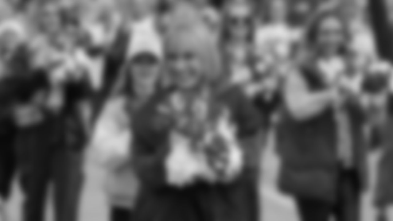 Kansas City Chiefs Alumni Cheerleaders in the pregame parade prior to a week 12 NFL Football game against the Indianapolis Colts on Sunday, November 23, 2025 in Kansas City, MO.