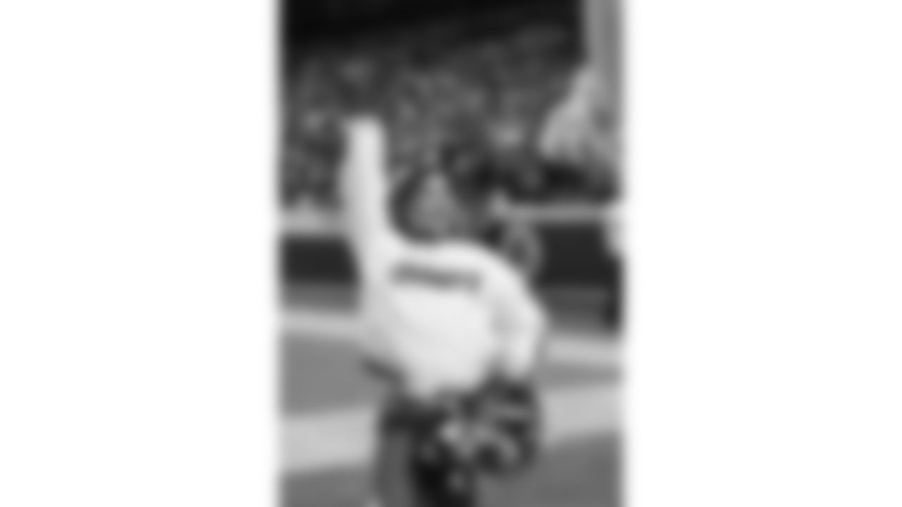 Kansas City Chiefs Cheerleaders perform during a week 14 NFL Football game against the Houston Texans on Sunday, December 7, 2025 in Kansas City, MO.