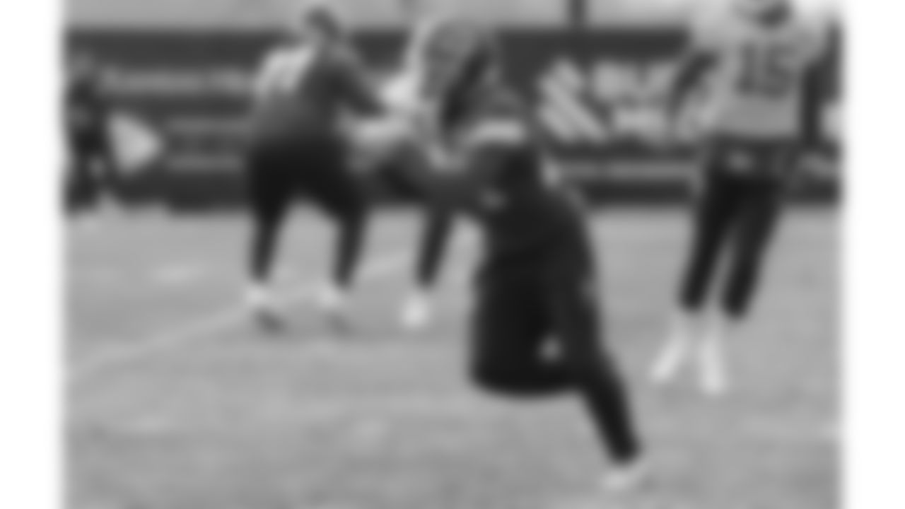 Kansas City Chiefs running back Brashard Smith (24) during week 15 practice on Friday December 12, 2025 in Kansas City, MO.