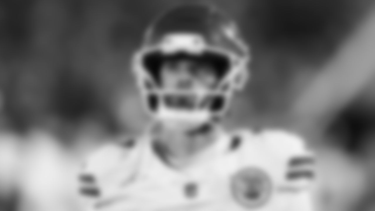 Kansas City Chiefs kicker Harrison Butker (7) during a week 5 NFL football game against the Jacksonville Jaguars, Monday, October 6, 2025, in Jacksonville, FL.