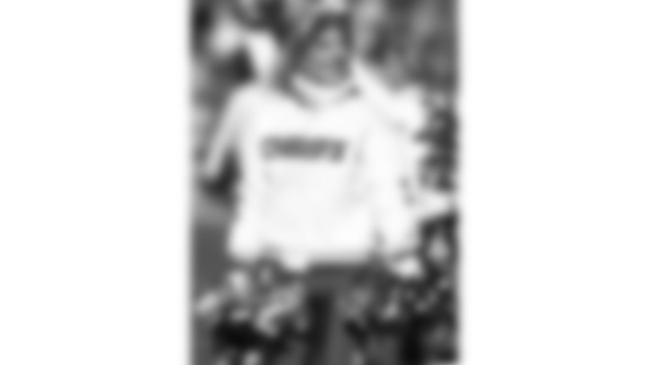 Kansas City Chiefs Cheerleaders on the field prior to a week 15 NFL Football game against the Los Angeles Chargers on Sunday, December 14, 2025 in Kansas City, MO.