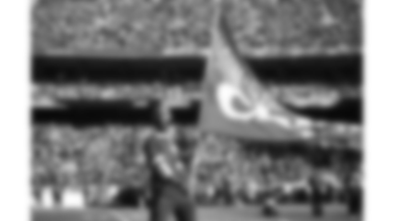 A flag runner during a week 12 NFL football game against the Indianapolis Colts, Sunday, November 23, 2025 in Kansas City, MO.