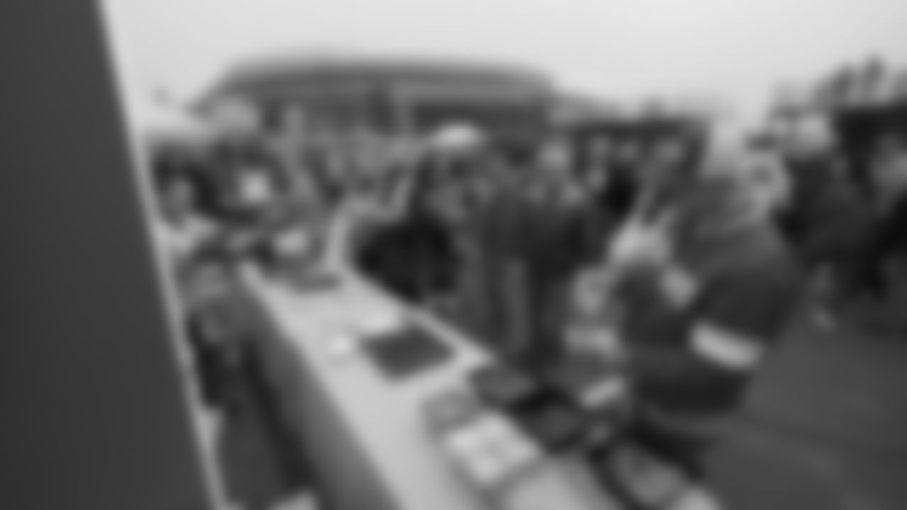 Fans prior to a week 12 NFL Football game against the Indianapolis Colts on Sunday, November 23, 2025 in Kansas City, MO