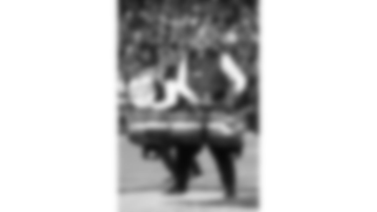 Chiefs Rumble performs on the field prior to a week 14 NFL Football game against the Houston Texans on Sunday, December 7, 2025 in Kansas City, MO.