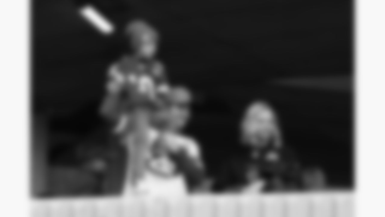 Kansas City Chiefs fans watch from a spiral prior to a week 12 NFL football game against the Indianapolis Colts, Sunday, November 23, 2025 in Kansas City, MO.