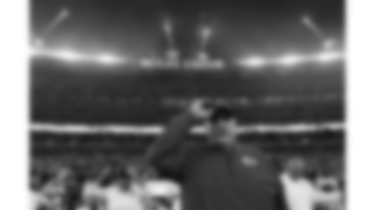 Kansas City Chiefs Head Coach Andy Reid looks on during the National Anthem prior to the week 3 NFL football game against the New York Giants, Sunday, September 21, 2025 in East Rutherford, NJ.