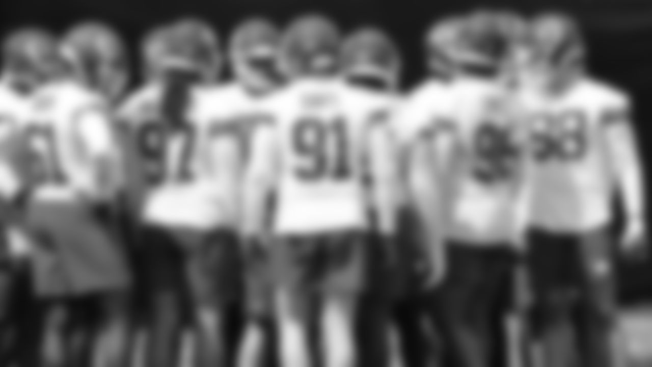 Kansas City Chiefs players during rookie mini camp, May 3, 2025.