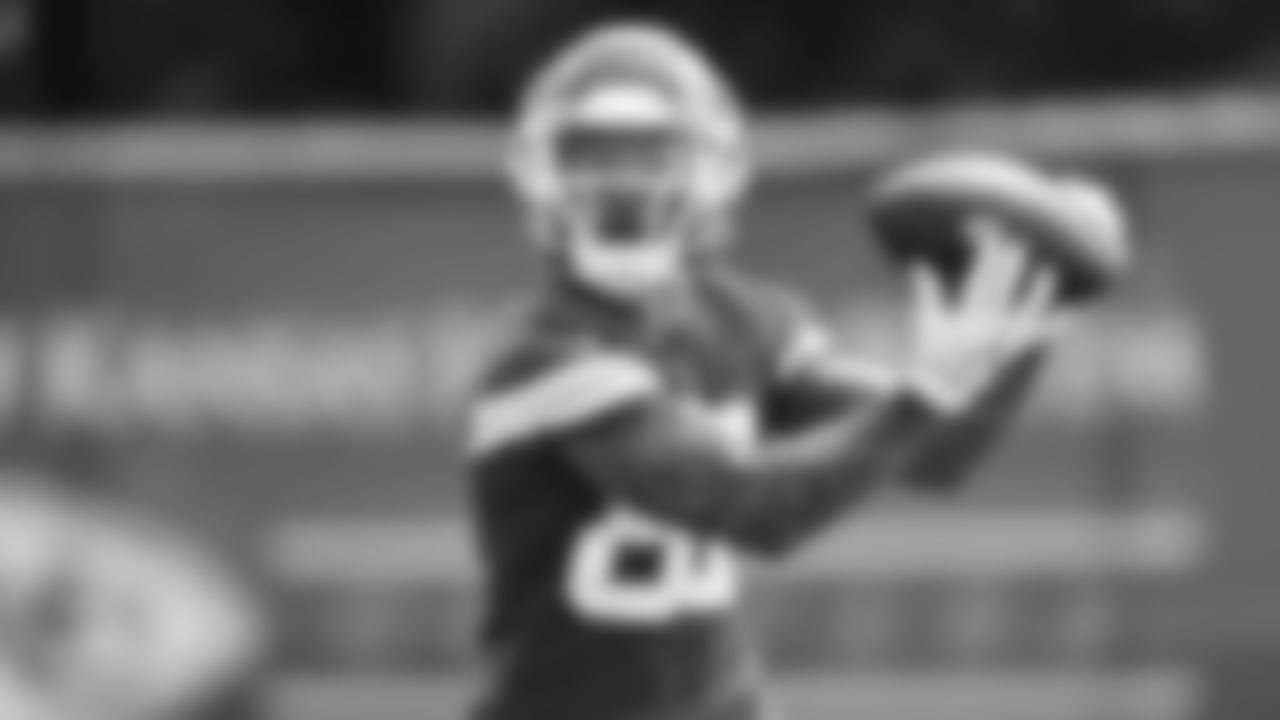 Kansas City Chiefs wide receiver Nikko Remigio (81) at practice during Phase 3 of OTAs on Wednesday, May 22, 2024 in Kansas City, MO.