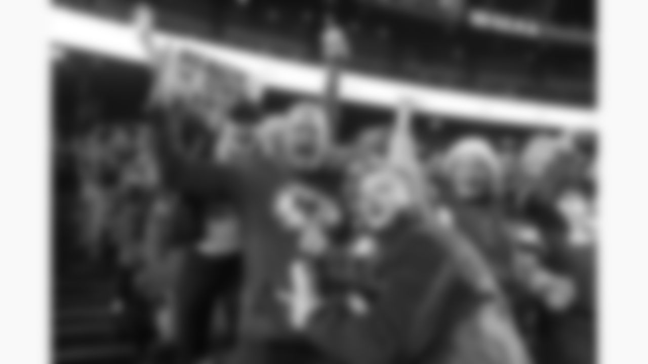 Kansas City Chiefs fans cheer during a week 17 NFL football game against the Denver Broncos, Thursday, December 25, 2025 in Kansas City, MO.