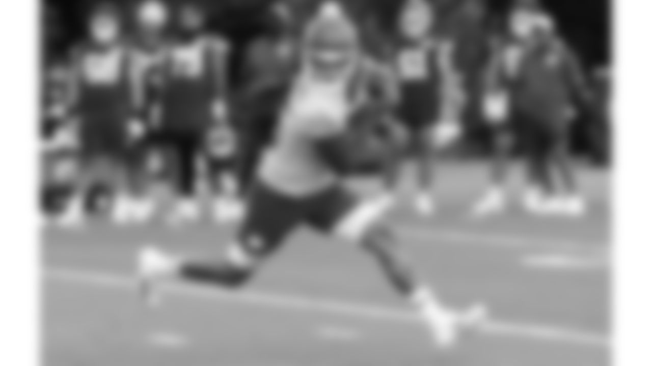 Kansas City Chiefs quarterback Patrick Mahomes (15) on the field during training camp on day 3 of practice Thursday, July 24, 2025.