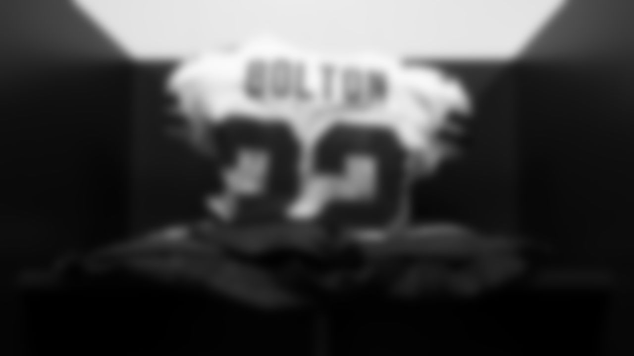 Kansas City Chiefs linebacker Nick Bolton (32) locker set up prior to a preseason week 2 NFL football game against the Seattle Seahawks, Friday, August 15, 2025 in Seattle, WA.