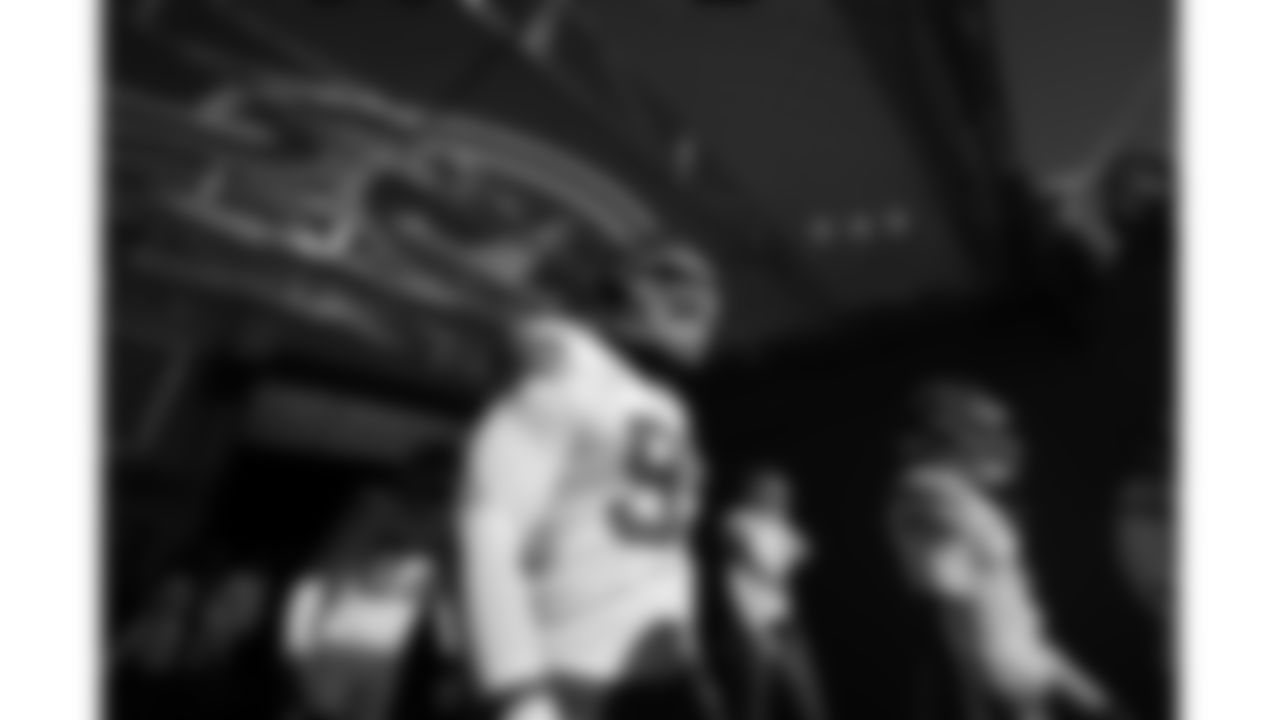 Kansas City Chiefs defensive tackle Chris Jones (95) in the tunnel prior to a week 16 NFL Football game against the Tennessee Titans on Sunday, December 21, 2025 in Nashville, Tennessee.