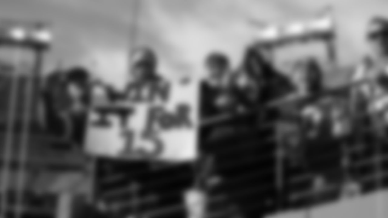 Kansas City Chiefs fans prior to a week 16 NFL Football game against the Tennessee Titans on Sunday, December 21, 2025 in Nashville, Tennessee.