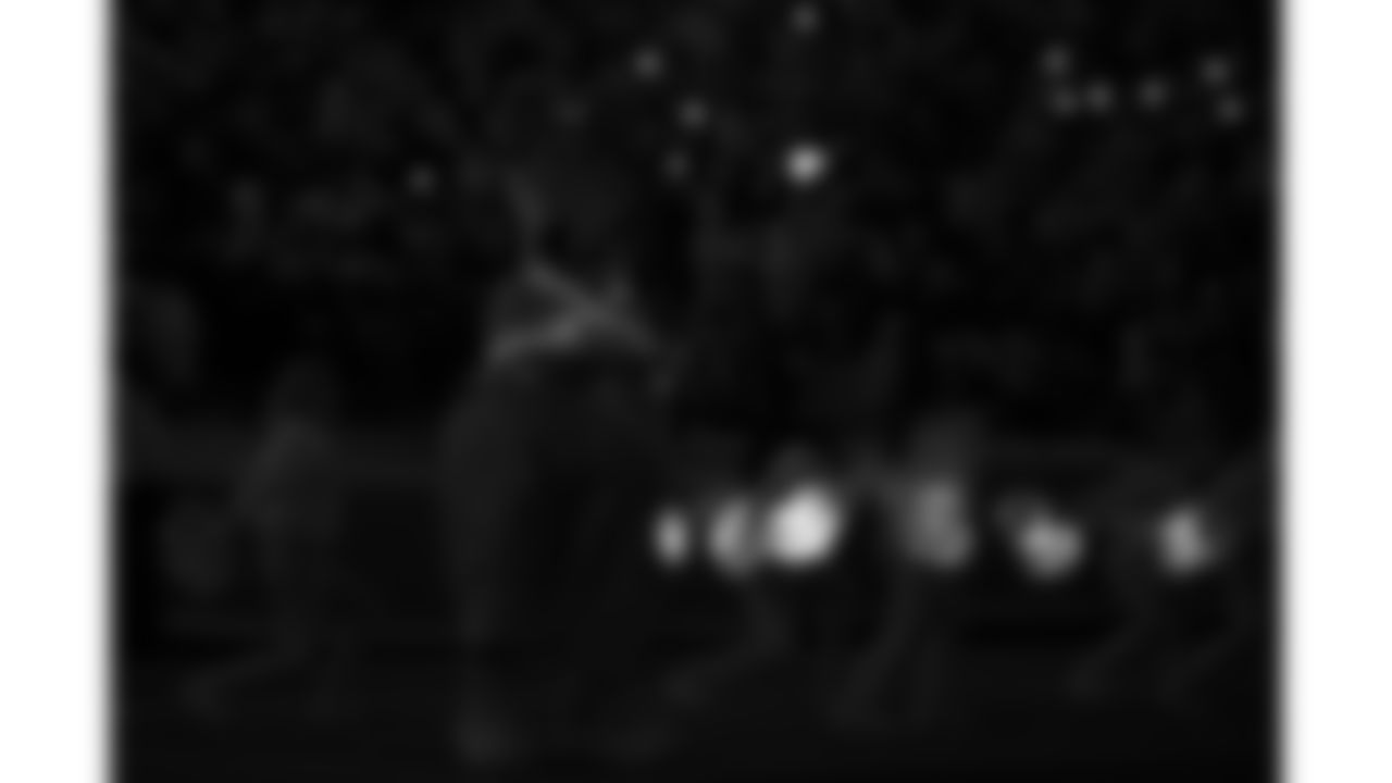 Kansas City Chiefs Cheerleaders and KC Wolf perform during a week 14 NFL Football game against the Houston Texans on Sunday, December 7, 2025 in Kansas City, MO.