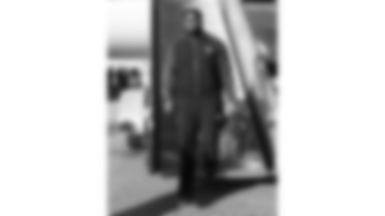 Kansas City Chiefs offensive lineman Trey Smith (65) travels for a week 11 matchup with the Denver Broncos Saturday November 15, 2025.