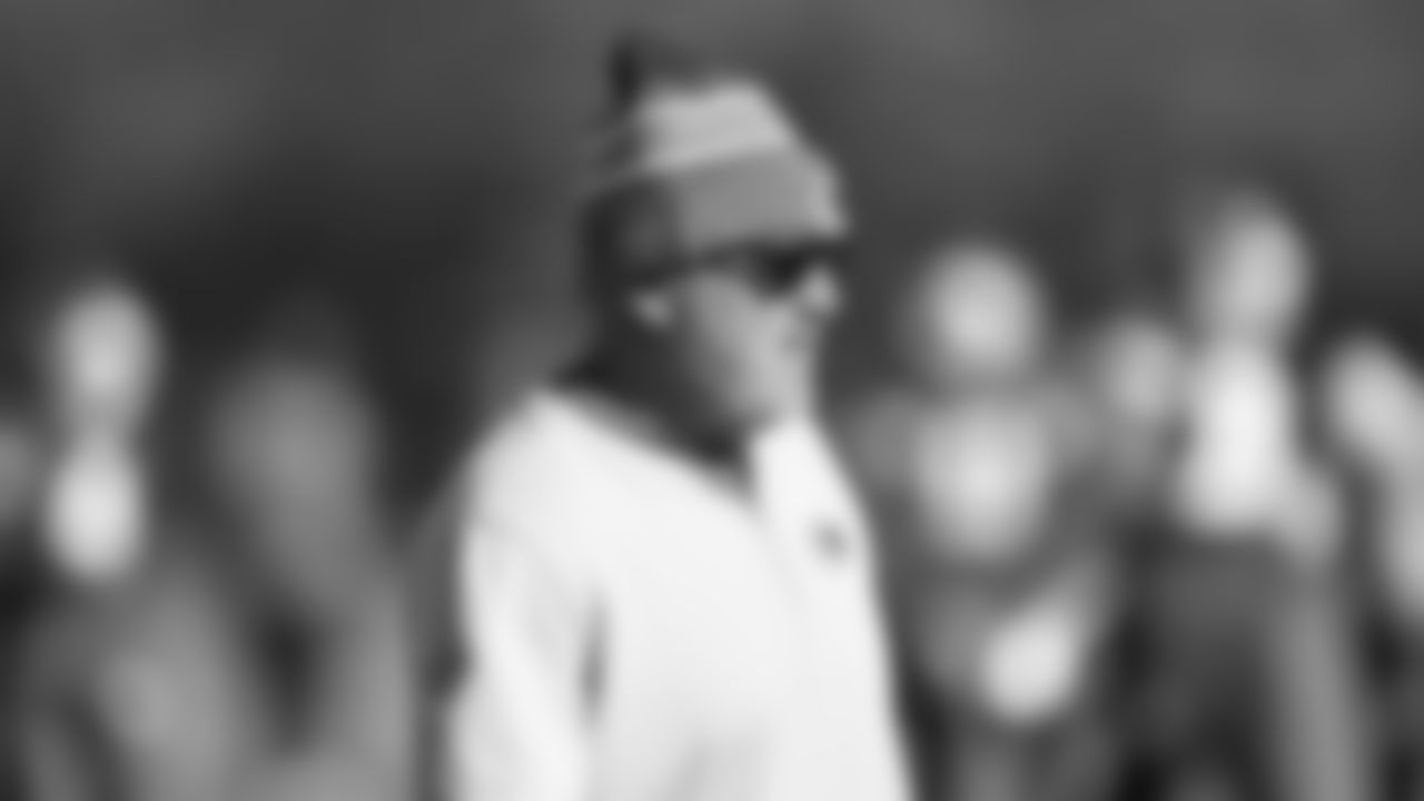 Kansas City Chiefs Assistant Head Coach and Special Teams Coordinator Dave Toub during in-season practice on Friday, November 17, 2023 in Kansas City, MO.