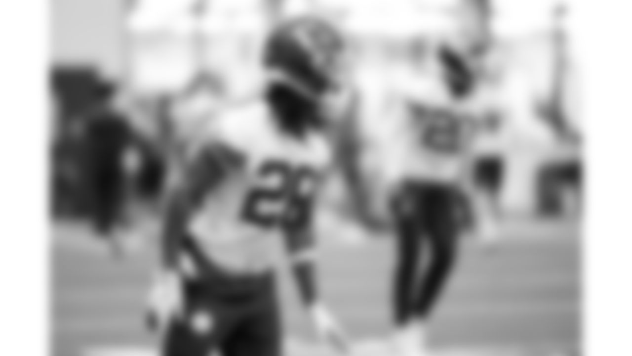 Kansas City Chiefs safety Deon Bush (26) practices during phase 3 of OTAs on Tuesday, June 3, 2025 in Kansas City, MO.