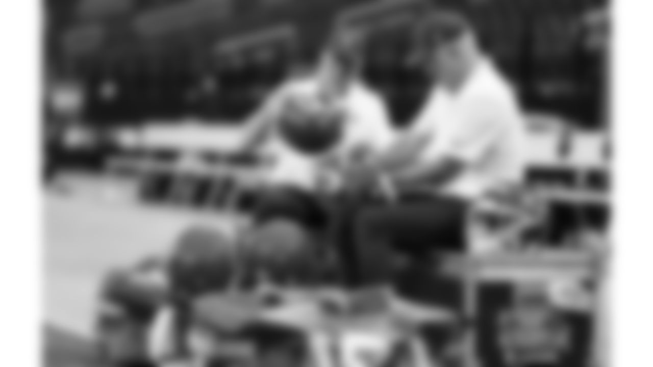 Kansas City Chiefs equipment staff test players helmets prior to a week 18 game against the Las Vegas Raiders on Sunday, January 3, 2026.