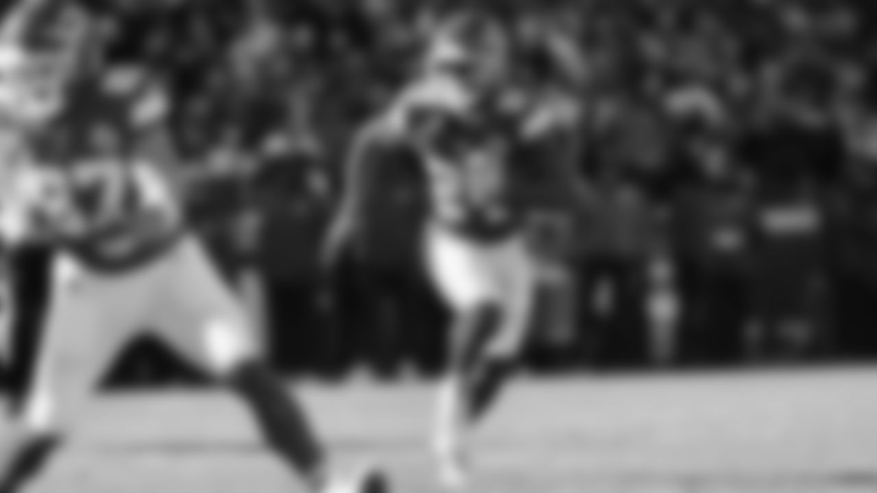 Kansas City Chiefs running back Brashard Smith (24) runs the ball during an NFL week 15 matchup against the Los Angeles Chargers, Sunday December 14, 2025.