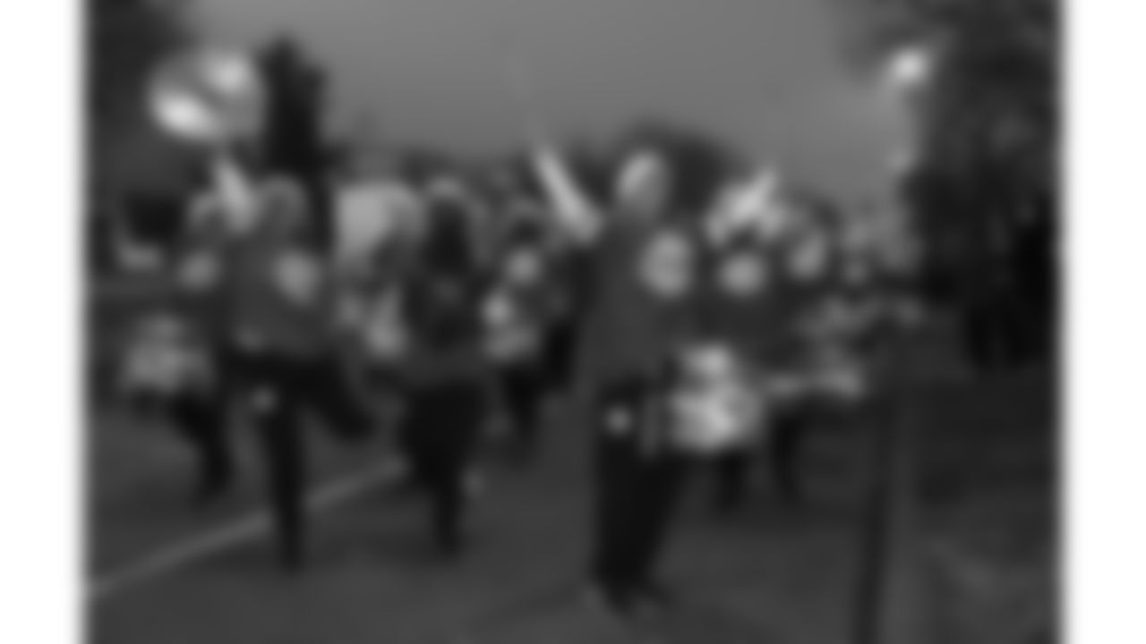 The Kansas City Chiefs Cheerleaders and Entertainment teams prior to a week 17 NFL Football game against the Denver Broncos on December 25, 2025 in Kansas City, MO.