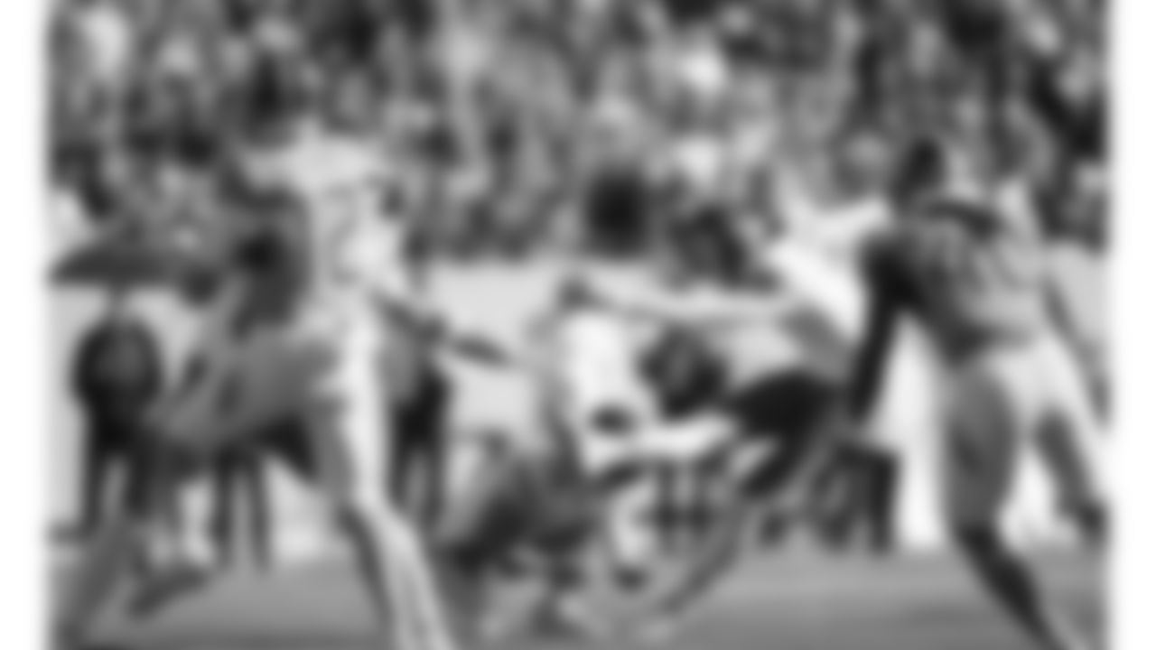 Kansas City Chiefs kicker Harrison Butker (7) kicks a field goal during a week 16 NFL Football game against the Tennessee Titans on Sunday, December 21, 2025 in Nashville, Tennessee.