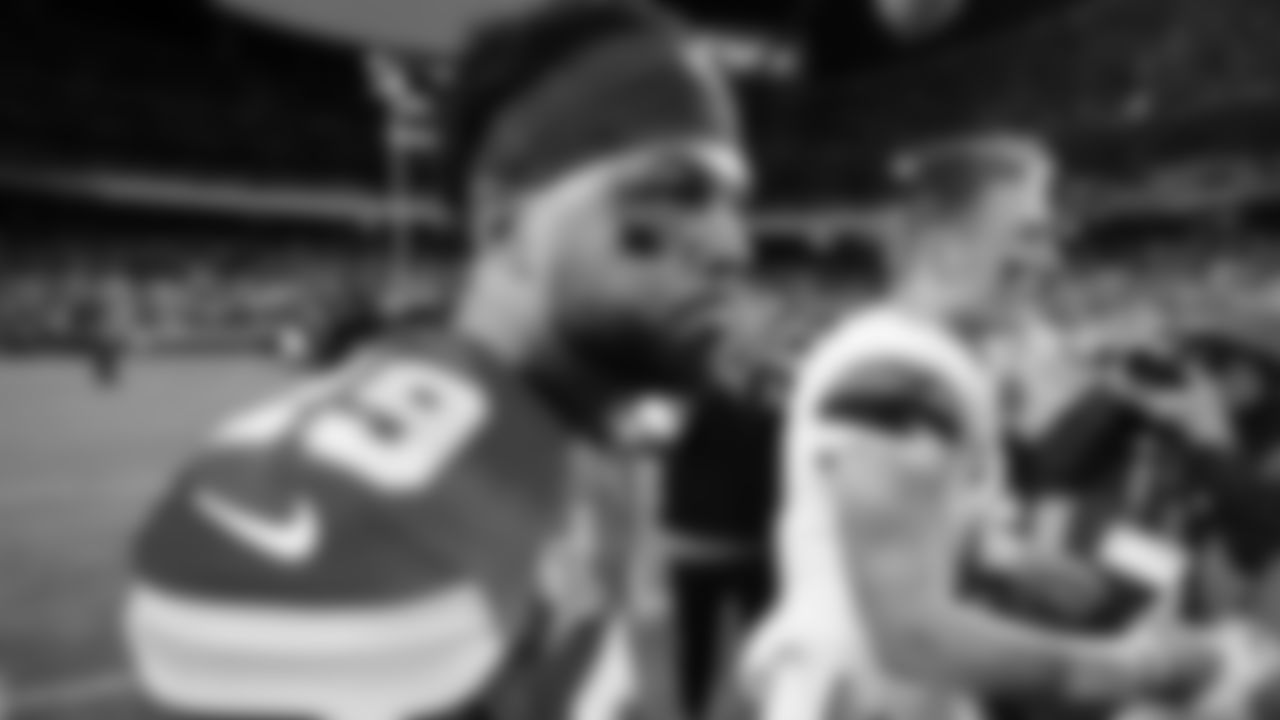 Kansas City Chiefs quarterback Chris Oladokun (19) after after an NFL week 17 matchup against the Denver Broncos, Thursday, December 25, 2025.