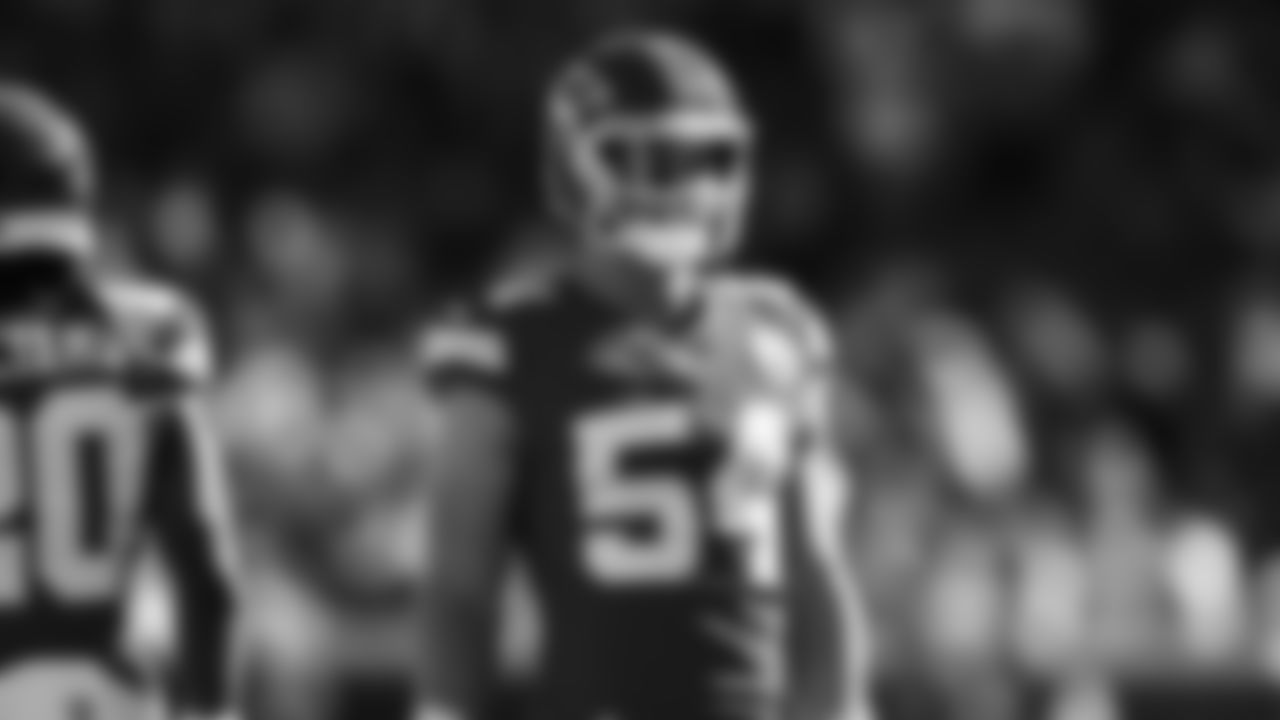 Kansas City Chiefs linebacker Leo Chenal (54) looks on during a week 7 NFL Football game against the Las Vegas Raiders on Sunday, October 19, 2025 in Kansas City, MO.