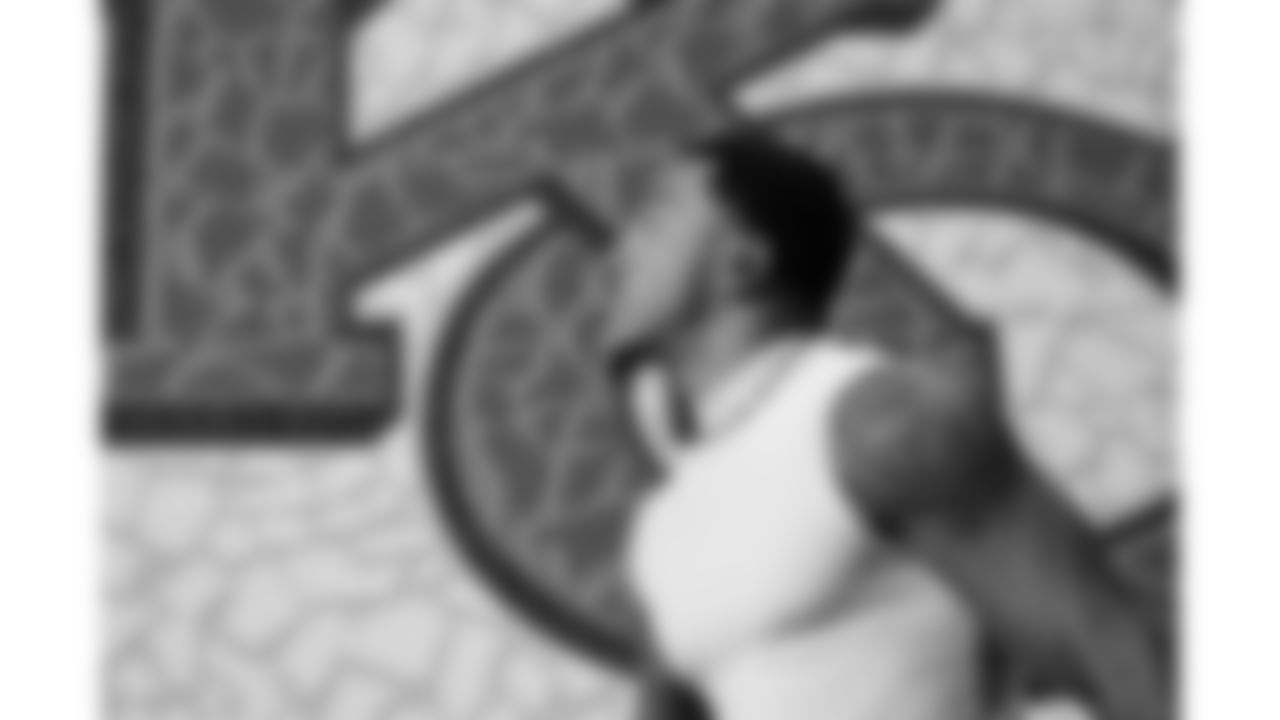 Kansas City Chiefs wide receiver Nikko Remigio (81) takes to the field prior to a week 1 NFL football game against the Los Angeles Chargers at Arena Corinthians in São Paulo, Brazil on September 5, 2025.