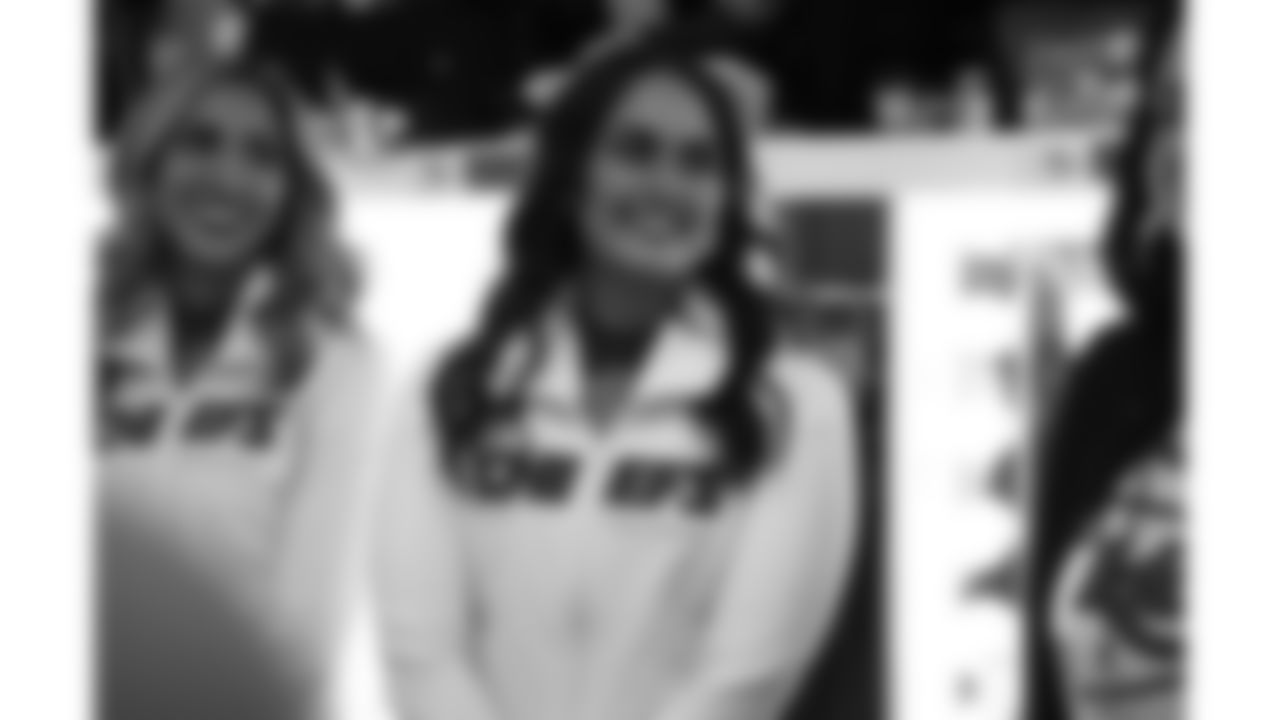 Kansas City Chiefs Cheerleaders prepare for a week 12 NFL football game against the Indianapolis Colts, Sunday, November 23, 2025 in Kansas City, MO.