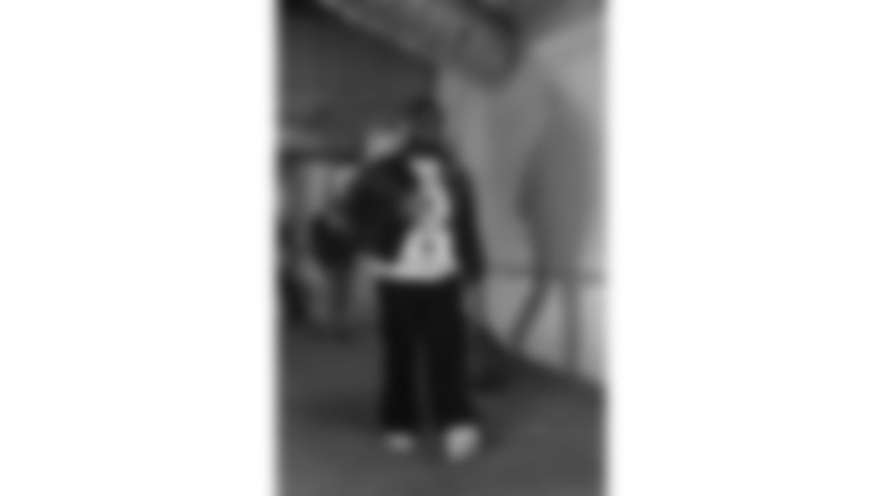 Kansas City Chiefs guard Trey Smith (65) arrives at Nissan Stadium prior to a week 16 NFL Football game against the Tennessee Titans on Sunday, December 21, 2025 in Nashville, Tennessee.