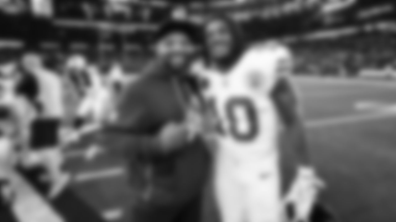 Kansas City Chiefs running back Isiah Pacheco (10) after a week 13 NFL football game against the Dallas Cowboys on Thursday, November 27, 2025 in Arlington, TX.