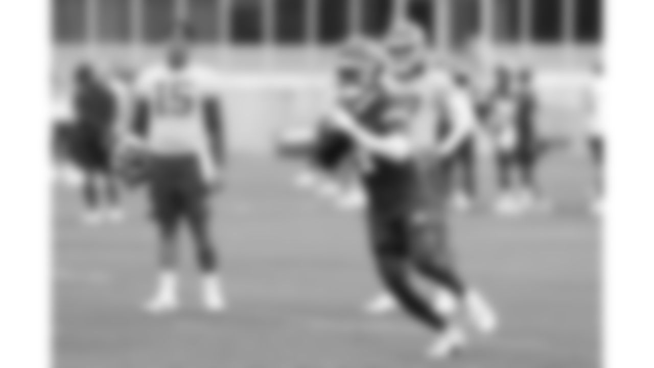 Kansas City Chiefs wide receiver Rashee Rice (4) practices during phase 3 of OTAs on Thursday June 12, 2025 in Kansas City, MO.