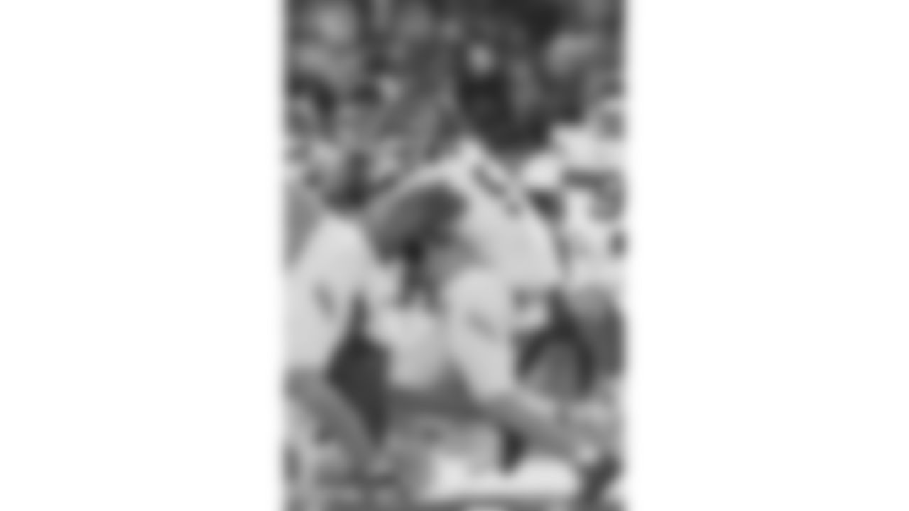 Kansas City Chiefs defensive tackle Jerry Tillery (99) makes a tackle during a week 16 NFL Football game against the Tennessee Titans on Sunday, December 21, 2025 in Nashville, Tennessee.