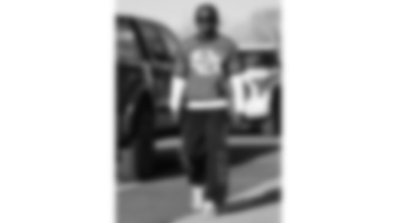 Kansas City Chiefs linebacker Jeffrey Bassa (31) arrives prior to an NFL week 15 matchup against the Los Angeles Chargers, Sunday December 14, 2025.