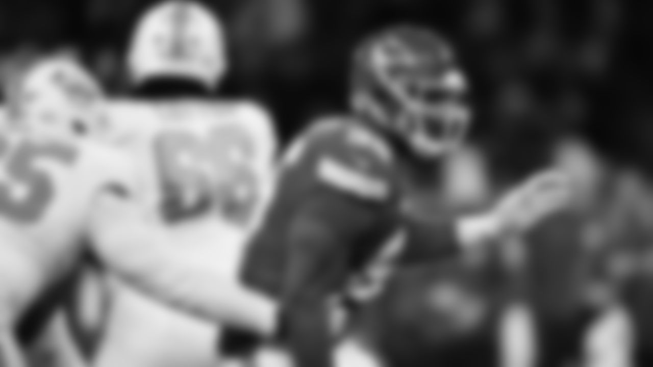 Kansas City Chiefs defensive tackle Chris Jones (95) during the Week 9 NFL football game against the Miami Dolphins in Frankfurt, Germany on November 5, 2023.