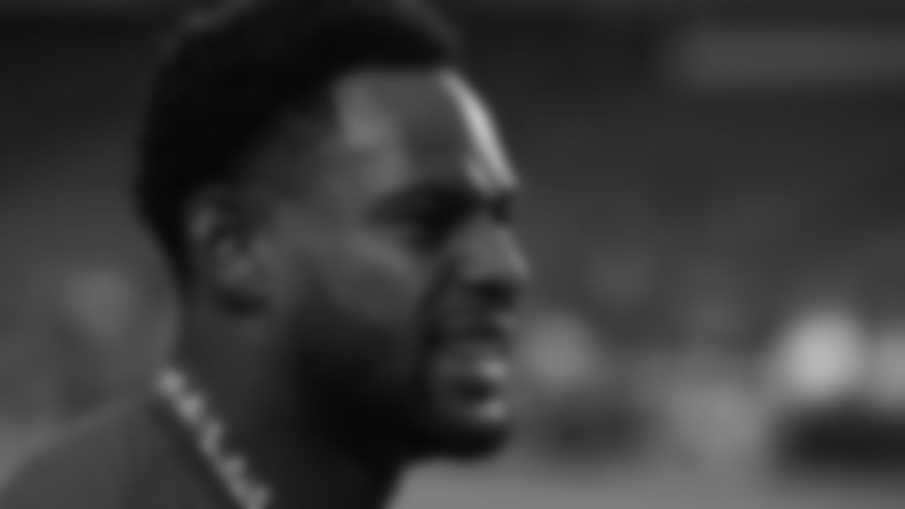 Kansas City Chiefs wide receiver JuJu Smith-Schuster (9) looks on prior to a week 8 NFL Football game against the Washington Commanders on Monday, October 27, 2025 in Kansas City, MO.