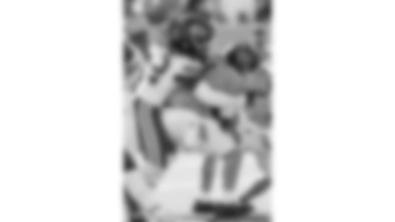 Kansas City Chiefs linebacker Nick Bolton (32) sacks Titans quarterback Cam Ward (1) during a week 16 NFL Football game against the Tennessee Titans on Sunday, December 21, 2025 in Nashville, Tennessee.