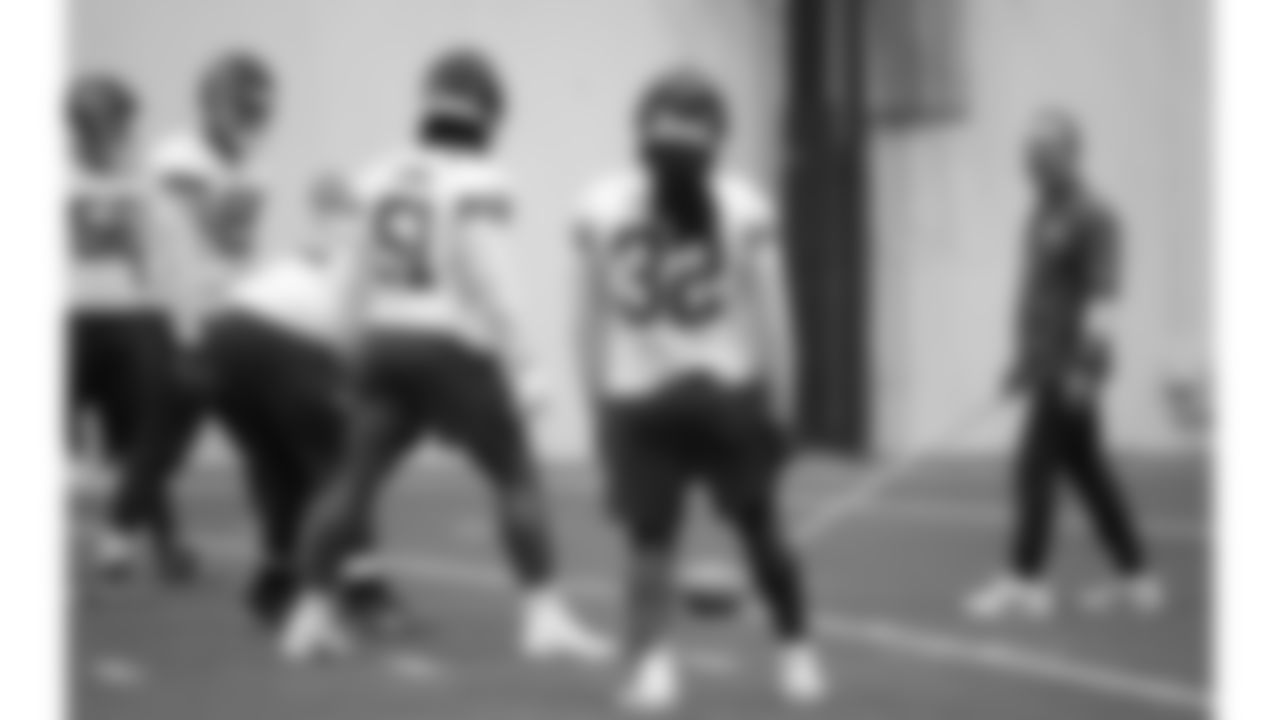 Kansas City Chiefs Defensive Coordinator Steve Spagnuolo during a week 18 practice on Friday, January 2, 2026 in Kansas City, MO.