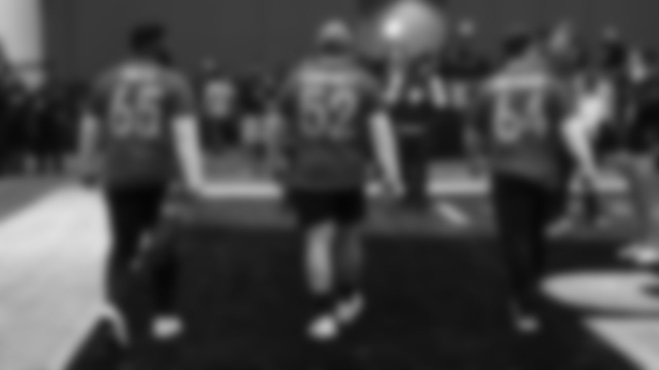 Kansas City Chiefs offensive lineman Trey Smith (65) and center Creed Humphrey (52) attend the 2026 Pro Bowl opening night at the Moscone Center in San Francisco, California on Sunday, February 1, 2026.